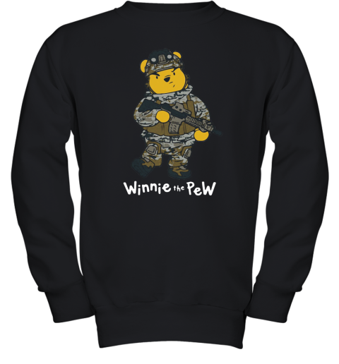 Winnie The Pew Army Youth Sweatshirt