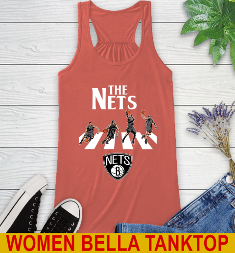 NBA Basketball Brooklyn Nets The Beatles Rock Band Shirt Racerback Tank 3