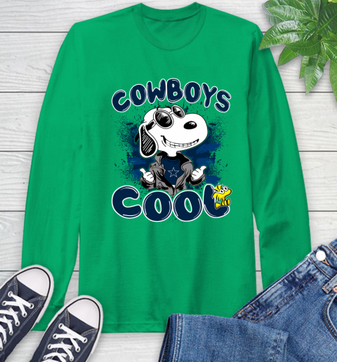 NFL Football Dallas Cowboys Cool Snoopy Shirt Long Sleeve T-Shirt 9