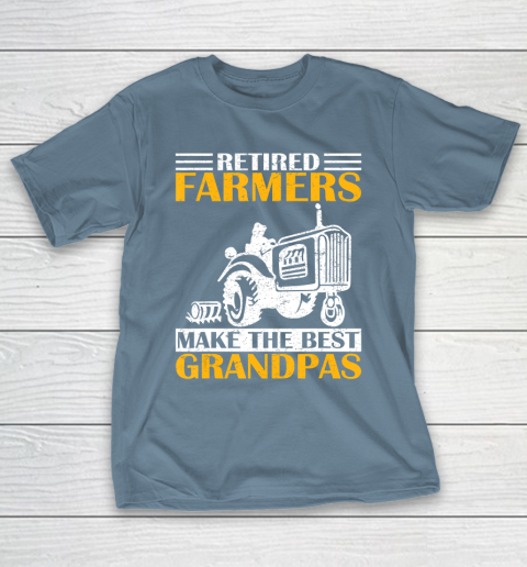 GrandFather gift shirt Retired Farmer Tractor Make The Best Grandpa Retirement Gift T Shirt T-Shirt 6