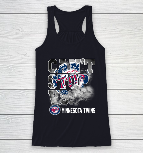 MLB Minnesota Twins Baseball Can't Stop Vs Twins Racerback Tank 7