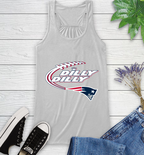 NFL New England Patriots Dilly Dilly Football Sports Racerback Tank