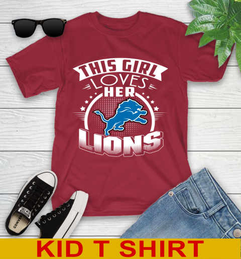 Detroit Lions NFL Football This Girl Loves Her Team 108