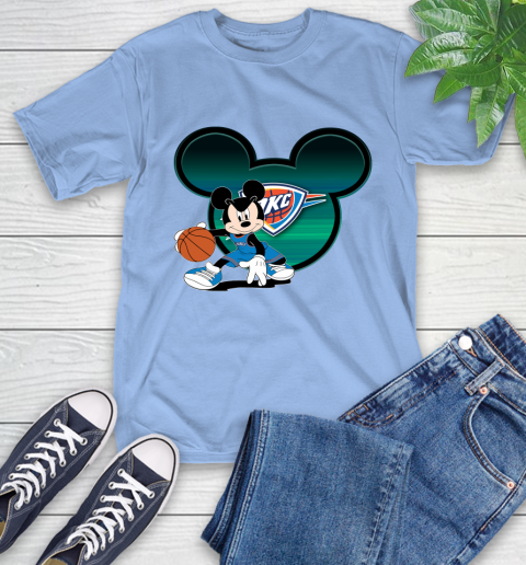 NBA Oklahoma City Thunder Mickey Mouse Disney Basketball T-Shirt 11