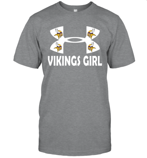 NFL Minnesota Vikings Girl Under Armour Football Sports C9svJvwk5os classic t shirt 2 95 151514 front sport grey