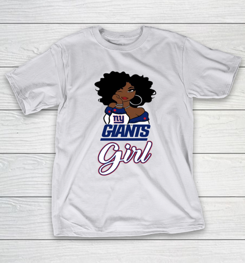 New York Giants Girl NFL T Shirt Tee For Sports