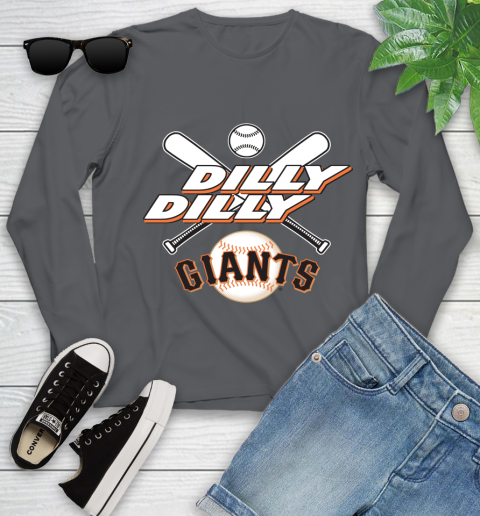MLB San Francisco Giants Dilly Dilly Baseball Sports Youth Long Sleeve 8