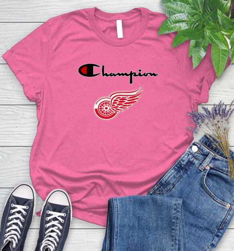 NHL Hockey Detroit Red Wings Champion Shirt Women's T-Shirt 11