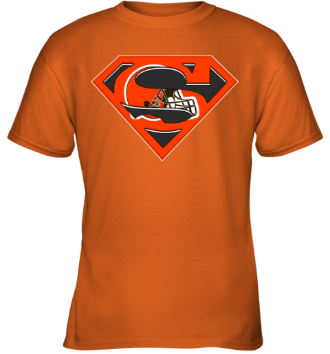 Cleveland browns superman t hot sale shirt