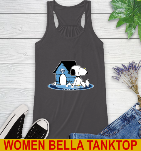 MLB Baseball Tampa Bay Rays Snoopy The Peanuts Movie Shirt Racerback Tank 12