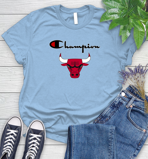 NBA Basketball Chicago Bulls Champion Shirt Women's T-Shirt 6