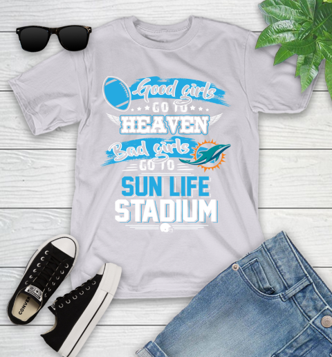 Miami Dolphins NFL Bad Girls Go To Sun Life Stadium Shirt Youth T-Shirt 4