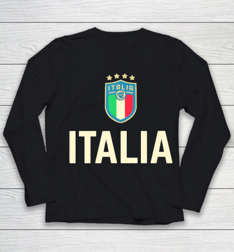 Italy Soccer Jersey 2020 2021 Euros Italia Football Team Youth Long Sleeve