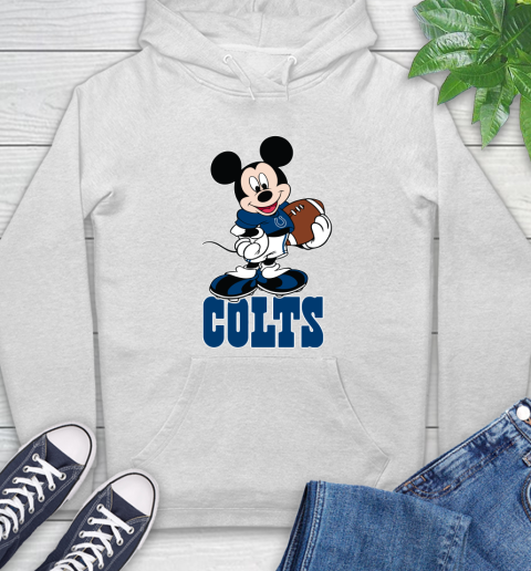 NFL Football Indianapolis Colts Cheerful Mickey Mouse Shirt Hoodie 3 NFL Football Indianapolis Colts Cheerful Mickey Mouse Shirt Hoodie - Image 3