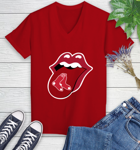 Boston Red Sox MLB Baseball Lips I Root For My Team Adoring Fan 88