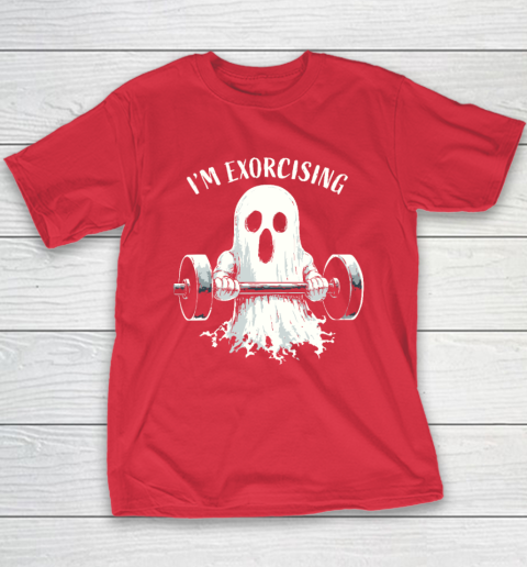 I'm Exorcising Funny Ghost Halloween Youth T-Shirt 7
