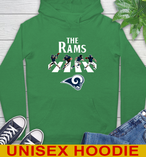NFL Football Los Angeles Rams The Beatles Rock Band Shirt Hoodie 8