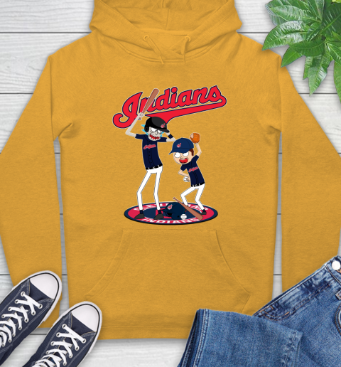 MLB Cleveland Indians Rick And Morty Baseball 15