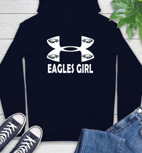 NFL Philadelphia Eagles Girl Under Armour Football Sports Hoodie