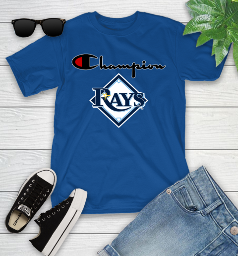 MLB Baseball Tampa Bay Rays Champion Shirt Youth T-Shirt 6