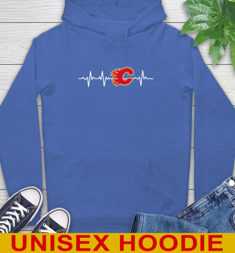 Calgary Flames NHL Hockey Heart Beat Shirt Hoodie 9