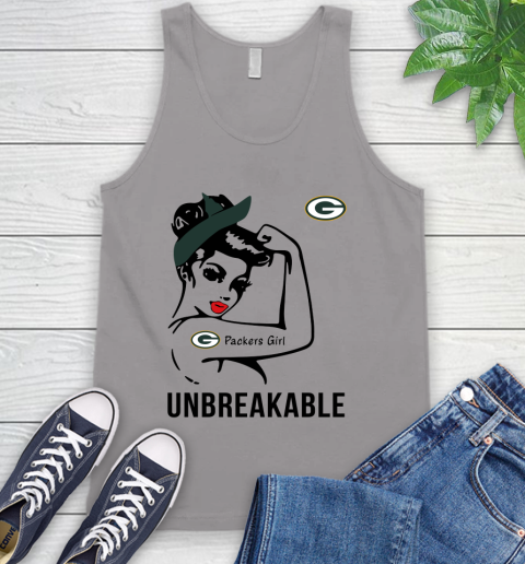 NFL Green Bay Packers Girl Unbreakable Football Sports Tank Top 2