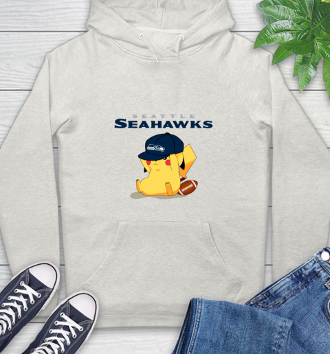 NFL Pikachu Football Seattle Seahawks Hoodie 12