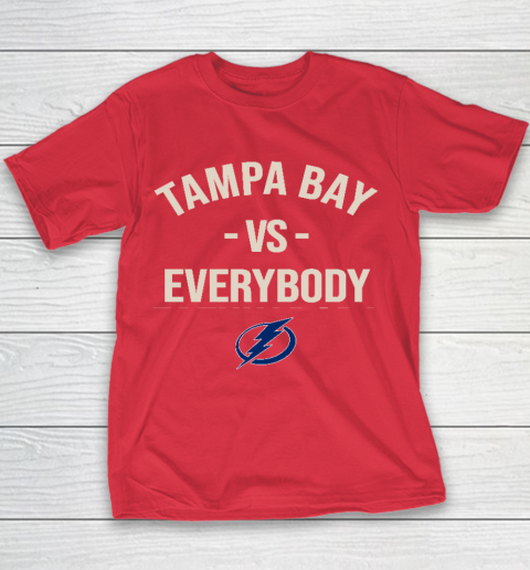 Tampa Bay Lightning Vs Everybody Youth T-Shirt 7