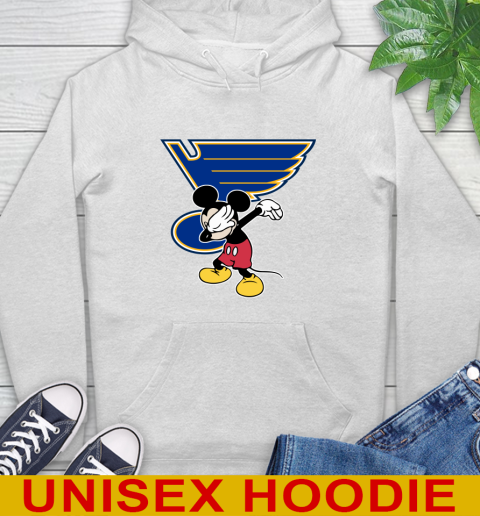 St.Louis Blues NHL Hockey Dabbing Mickey Disney Sports Hoodie