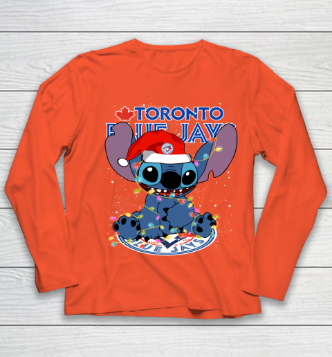 Toronto Blue Jays MLB noel stitch Baseball Christmas Youth Long Sleeve 2