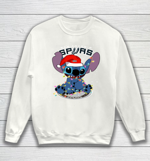 San Antonio Spurs NBA noel stitch Basketball Christmas Sweatshirt