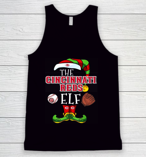 Cincinnati Reds Christmas ELF Funny MLB Tank Top