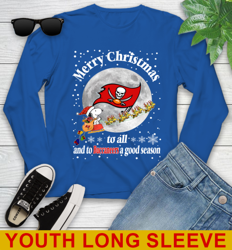 Tampa Bay Buccaneers Merry Christmas To All And To Buccaneers A Good Season NFL Football Sports Youth Long Sleeve 10