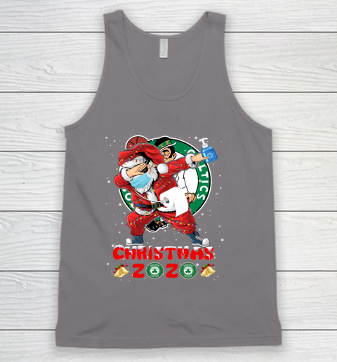 Boston Celtics Funny Santa Claus Dabbing Christmas 2020 NBA Tank Top 6