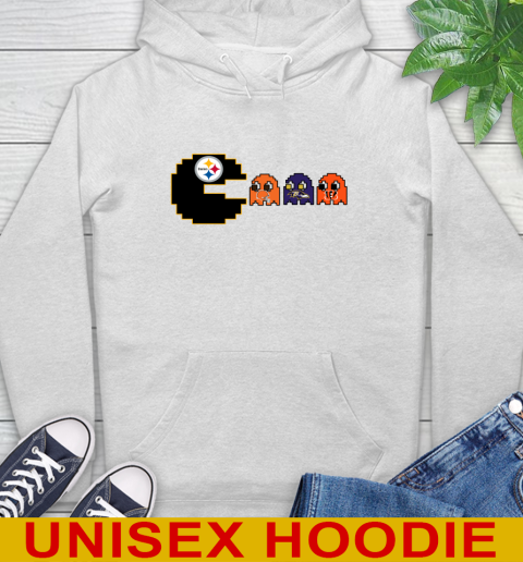 Pittsburgh Steelers NFL Football Pac Man Champion Hoodie