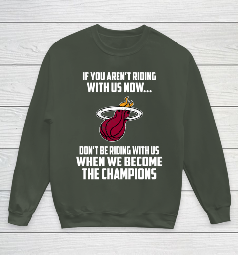 NBA Miami Heat Basketball We Become The Champions Youth Sweatshirt 8