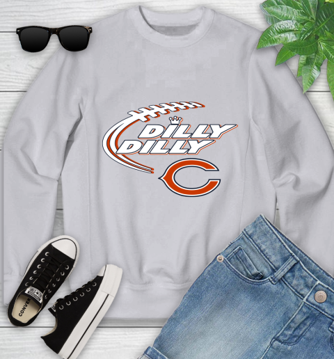 NFL Chicago Bears Dilly Dilly Football Sports Youth Sweatshirt 4