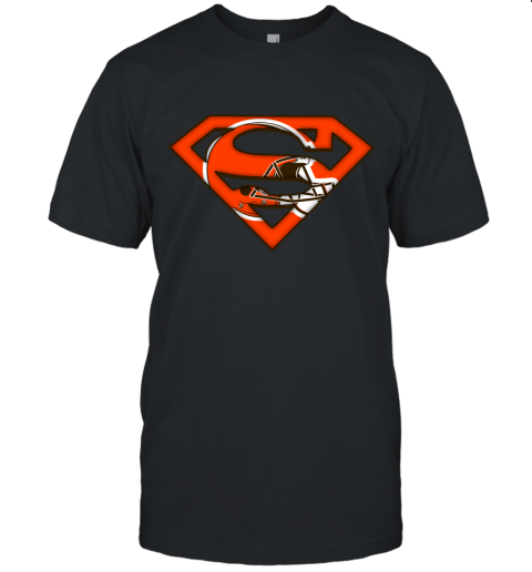 We Are Undefeatable The Cleveland Browns x Superman NFL Unisex Jersey Tee