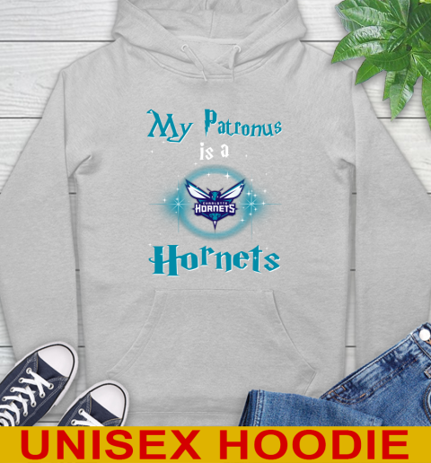 NBA Basketball Harry Potter My Patronus Is A Charlotte Hornets Hoodie 6