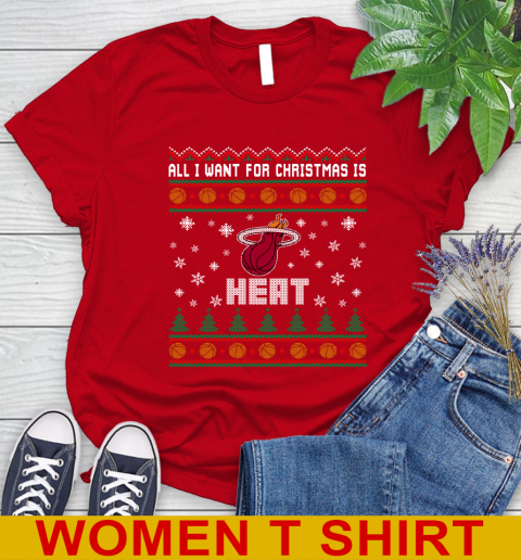 NBA Basketball All I Want For Christmas Is Miami Heat 95