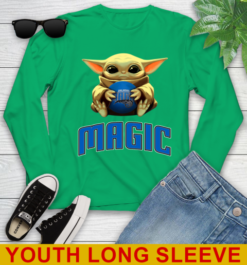 NBA Basketball Orlando Magic Star Wars Baby Yoda Shirt 128