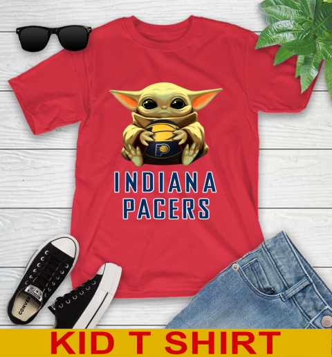 NBA Basketball Indiana Pacers Star Wars Baby Yoda Shirt 110