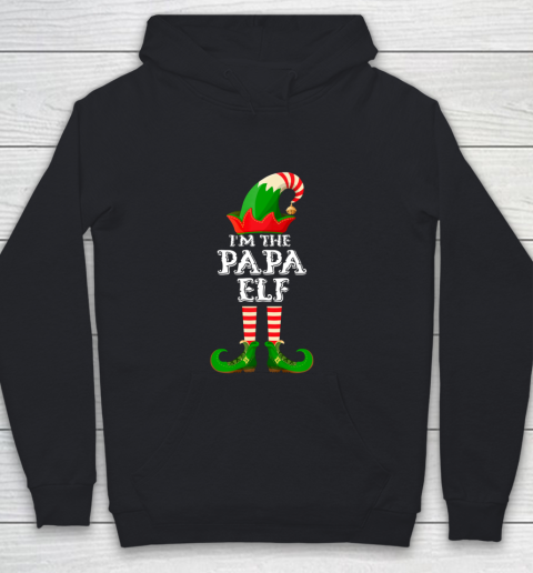 Papa Elf Funny Matching Family Group Christmas Gifts Youth Hoodie