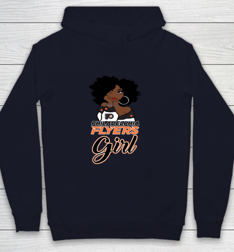 Philadelphia Flyers Girl NHL Youth Hoodie 3
