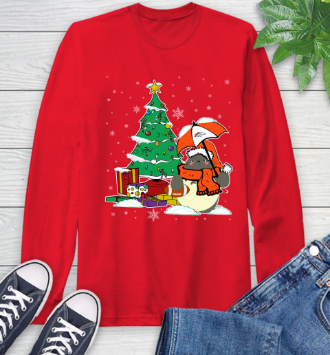 Denver Broncos NFL Football Cute Tonari No Totoro Christmas Sports Long Sleeve T-Shirt 11