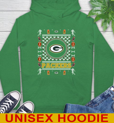 Green Bay Packers Merry Christmas NFL Football Loyal Fan Hoodie 8