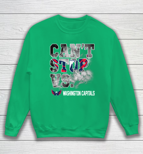 NHL Washington Capitals Hockey Can't Stop Vs Sweatshirt 5