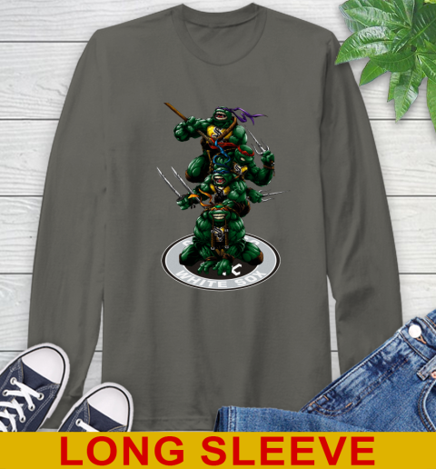 MLB Baseball Chicago White Sox Teenage Mutant Ninja Turtles Shirt Long Sleeve T-Shirt 8