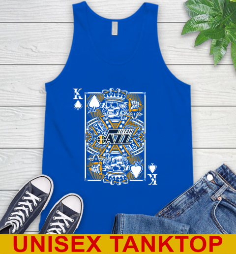 Utah Jazz NBA Basketball The King Of Spades Death Cards Shirt Tank Top 4