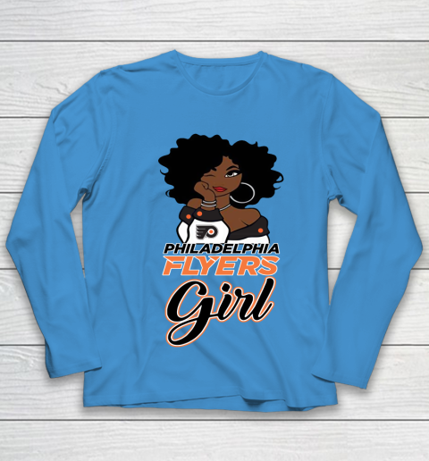 Philadelphia Flyers Girl NHL Youth Long Sleeve 7
